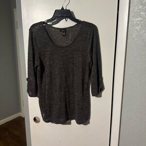 Maurices Charcoal Gray Women's Blouse